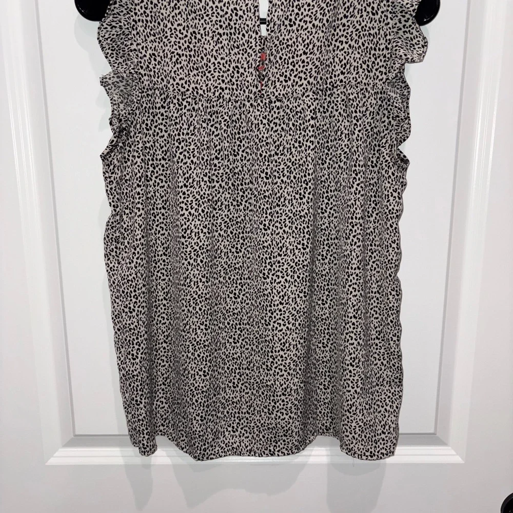 THML Black and Orange Patterned Blouse - Picture 3 of 4